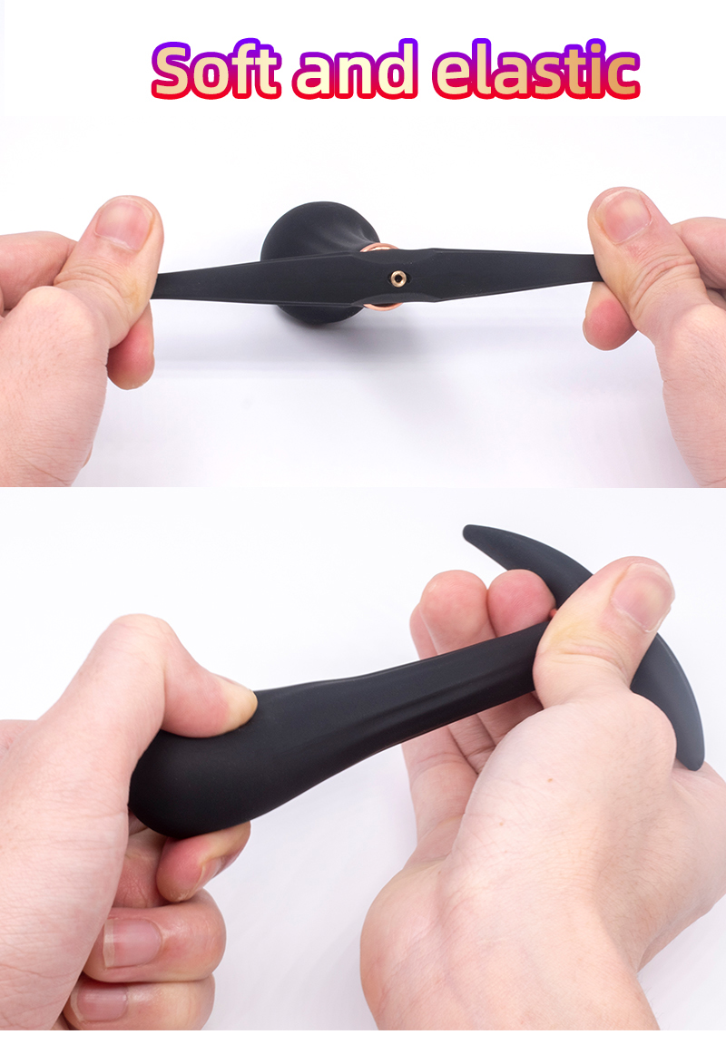 Inflatable Anal Plug With Metal Beads Adjustable Butt Plug Dildo Unisex Adult Sex Toy For Men Women Gay - 12