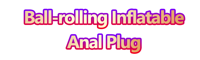 Inflatable Anal Plug With Metal Beads Adjustable Butt Plug Dildo Unisex Adult Sex Toy For Men Women Gay - 1