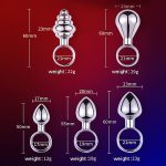 Smooth Anal Toys Metal Butt Plug Stimulator Sex Dildo Stainless Steel For Gay Couple Adult Game Shop - 6