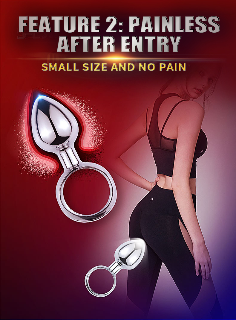 Stainless Steel Anal Plug Smooth Metal Dildo Stimulator For Adult Gay Couple Games - 4