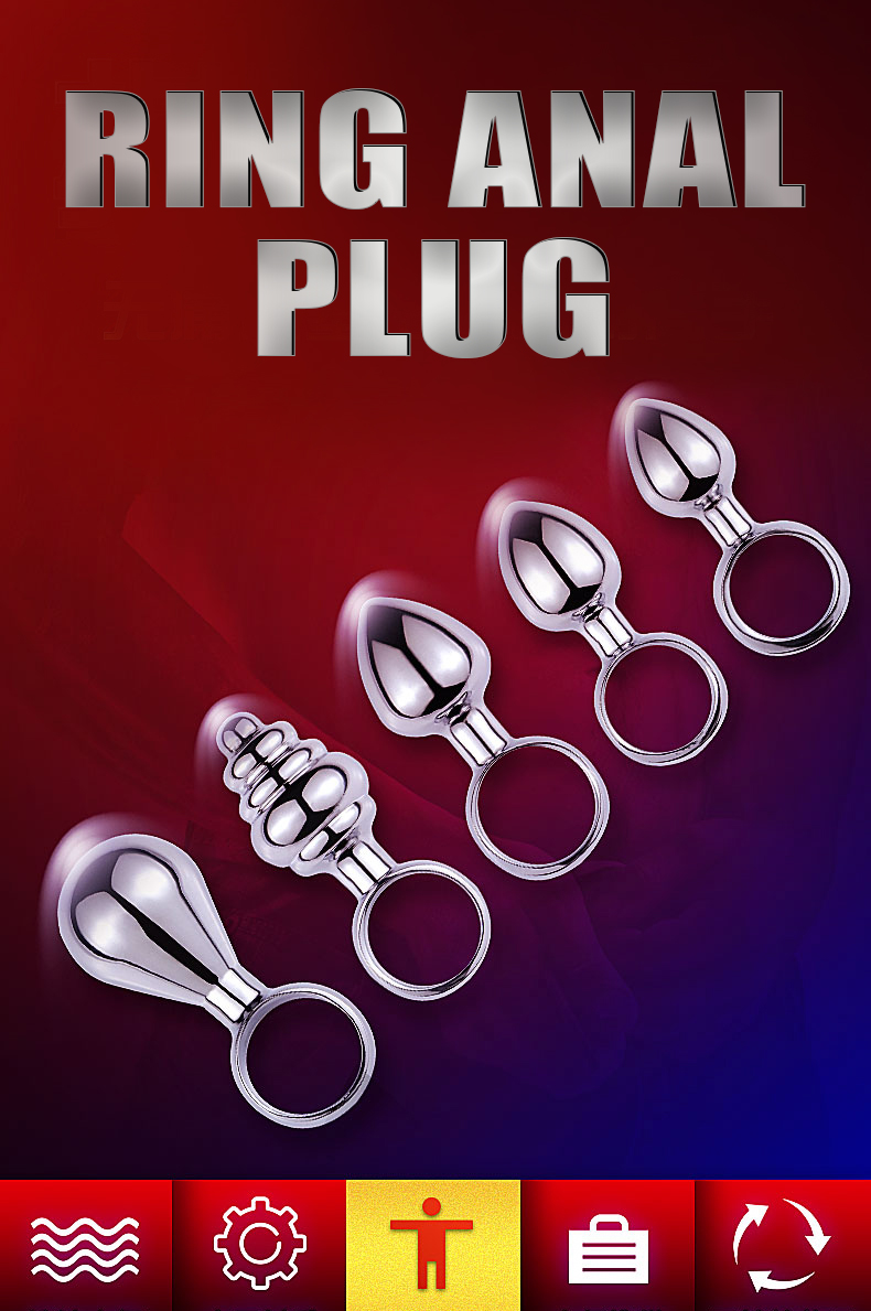 Stainless Steel Anal Plug Smooth Metal Dildo Stimulator For Adult Gay Couple Games - 1