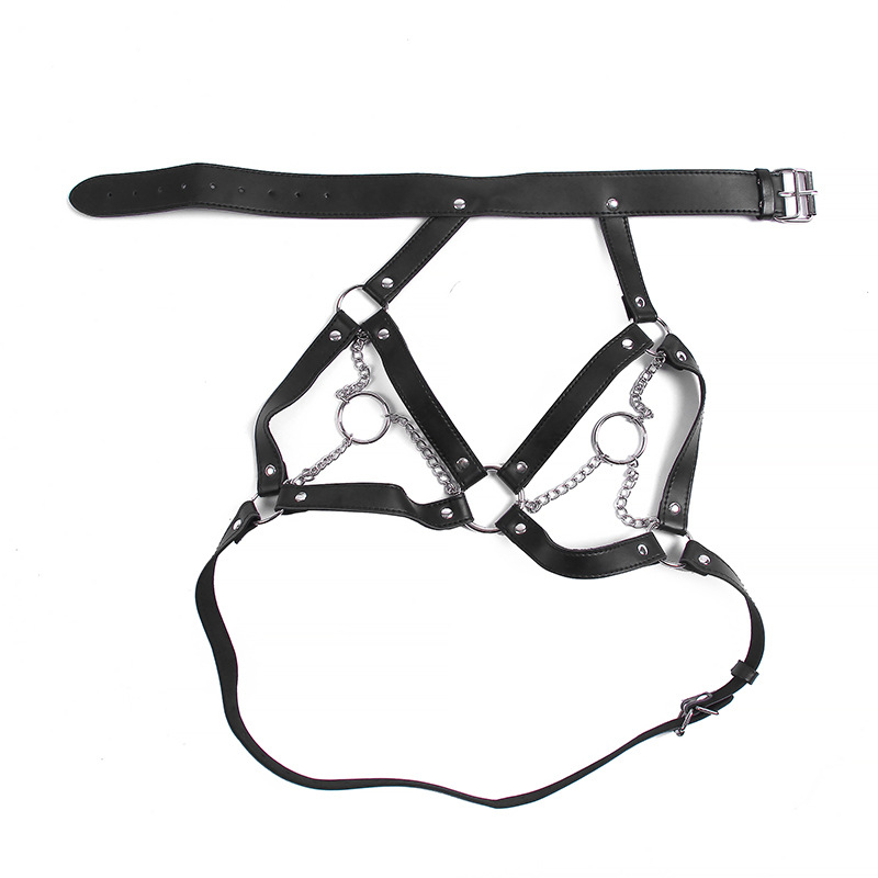 Bdsm Bondage Collar Body Harness Fetish Adult Sex Toys For Couples Female Slave Chain Belt - 5
