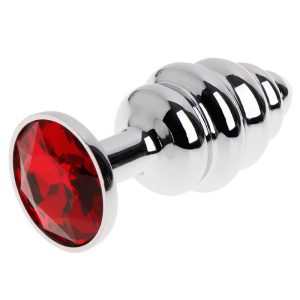 Sex Shop Anal Toys Beads Stainless Steel Butt Plug Spiral Stimulation Anus Toy For Women Men - 2