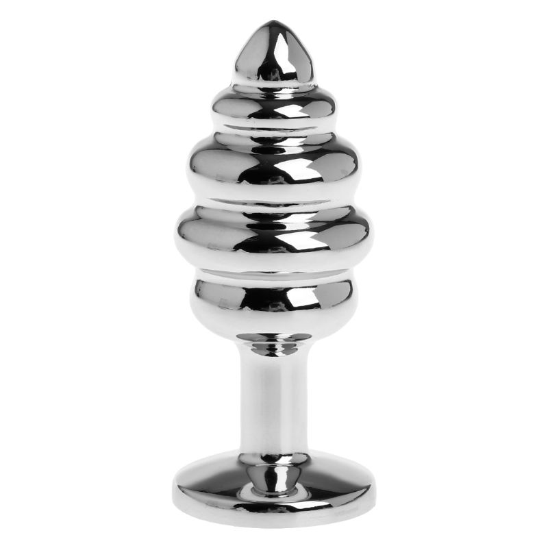 Stainless Steel Spiral Anal Beads Unisex Butt Plug For Enhanced Sexual Stimulation - 6