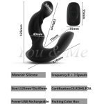 Prostata Massage Wireless Remote Controll Electric Prostate Stimulation Massager Anal Vibrator For Men Erotic Toys - 2