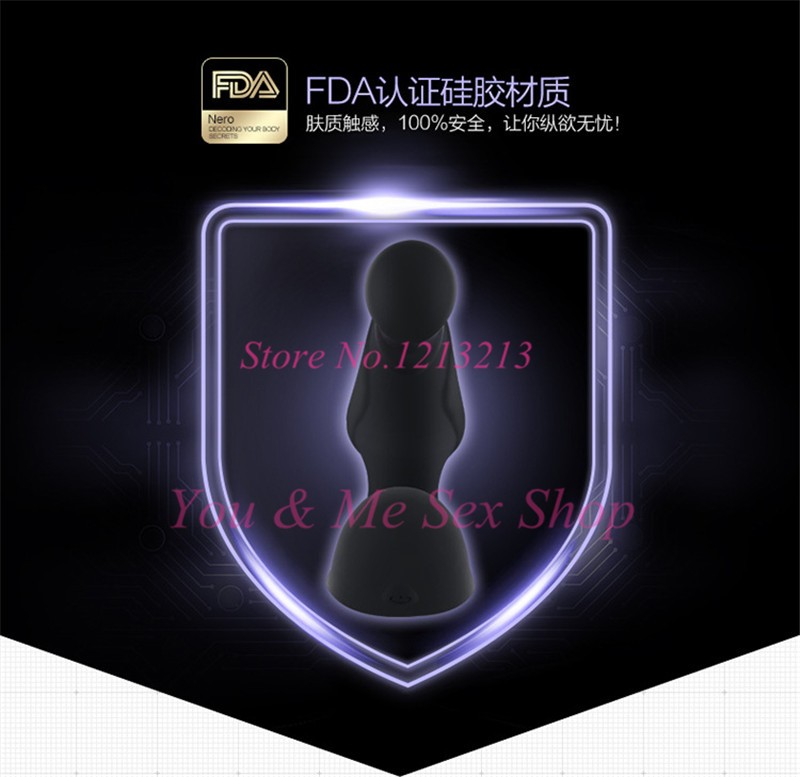 Wireless Remote Control Prostate Massager Electric Anal Vibrator Mens Erotic Pleasure Toy For Stimulation - 6