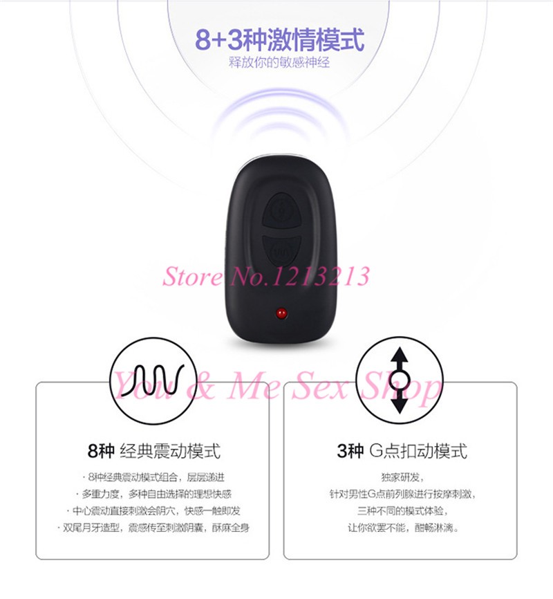 Wireless Remote Control Prostate Massager Electric Anal Vibrator Mens Erotic Pleasure Toy For Stimulation - 4