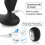 Vibrating Anal Vibrator Prostate Massager With Penis Ring Ball Loop Butt Plug Remote Control Sex Toys For Men - 3
