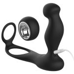 Vibrating Anal Vibrator Prostate Massager With Penis Ring Ball Loop Butt Plug Remote Control Sex Toys For Men
