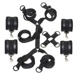 Under Bed Bdsm Leather Bondage Handcuffs & Ankle Cuffs Restraint System Fetish Slave Sex Toys For Couples Adult Erotic Toy Games - 3