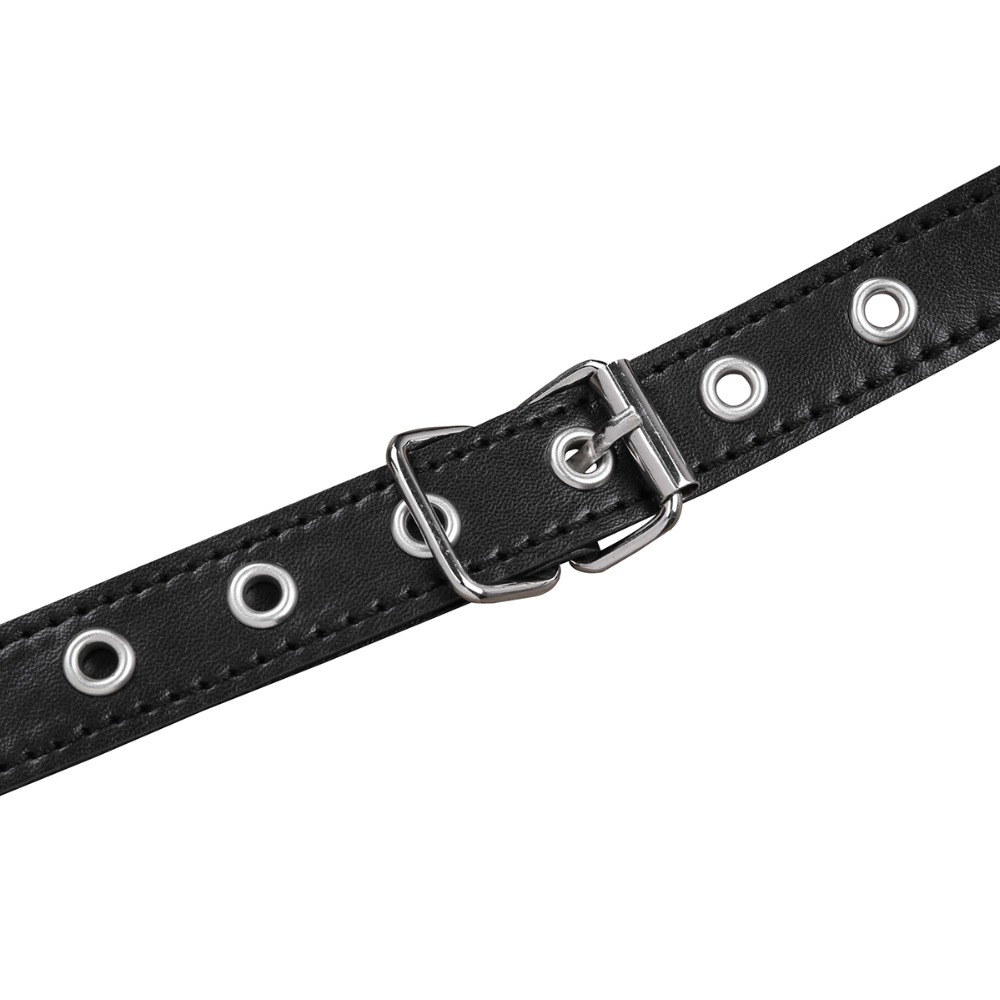 Womens Opencup Harness Bra Gothic Leather Bondage Lingerie Erotic Bdsm Games And Couples Sex Toys - 6