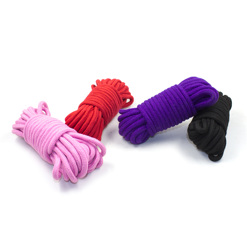 10 Meter Bdsm Cotton Rope For Sexy Bondage Handcuffs Footcuffs Strapon Slave Tools Sex Toy - 4