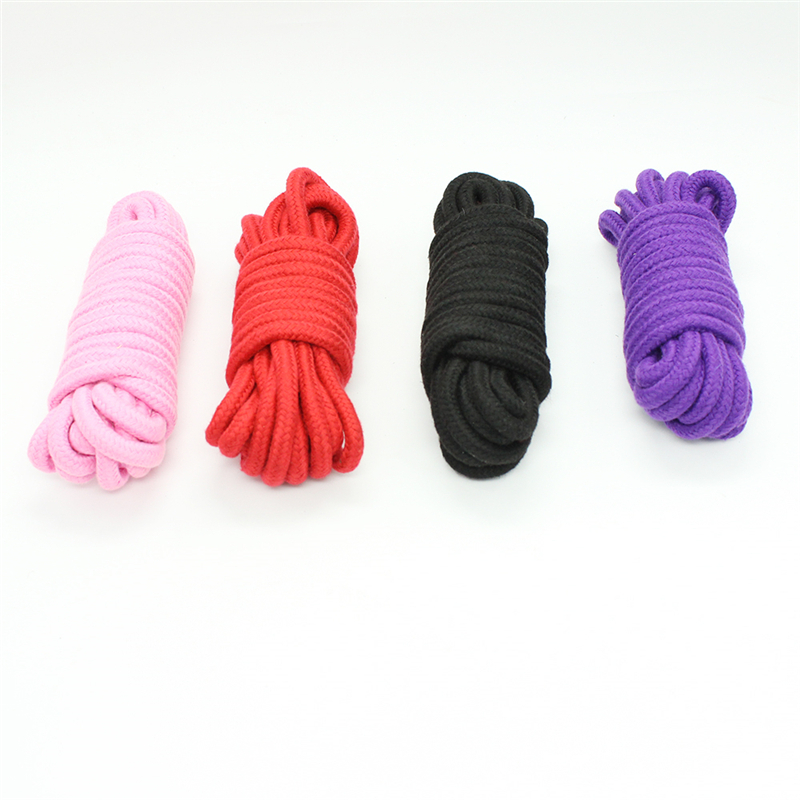 10 Meter Bdsm Cotton Rope For Sexy Bondage Handcuffs Footcuffs Strapon Slave Tools Sex Toy - 6