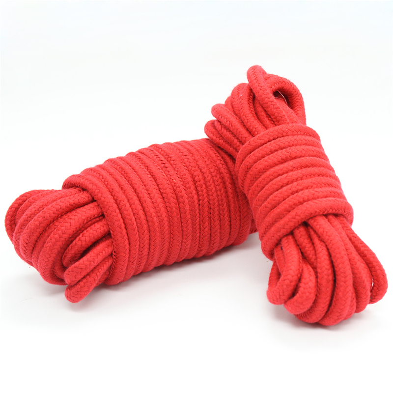 10 Meter Bdsm Cotton Rope For Sexy Bondage Handcuffs Footcuffs Strapon Slave Tools Sex Toy - 9