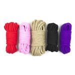 10 Meters Bdsm Guiding Tied Me Up Cotton Rope Handcuffs Footcuffs Sexy Bondage Gear Strap-on Sex Toys Sm Slave Tools Ropes Toy