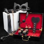 8pcs Lot Genuine Leather Bdsm Bondage Set Restraints Adult Games Sex Toys Couples Woman Slave Game Sm Sexy Erotic Handcuff - 4