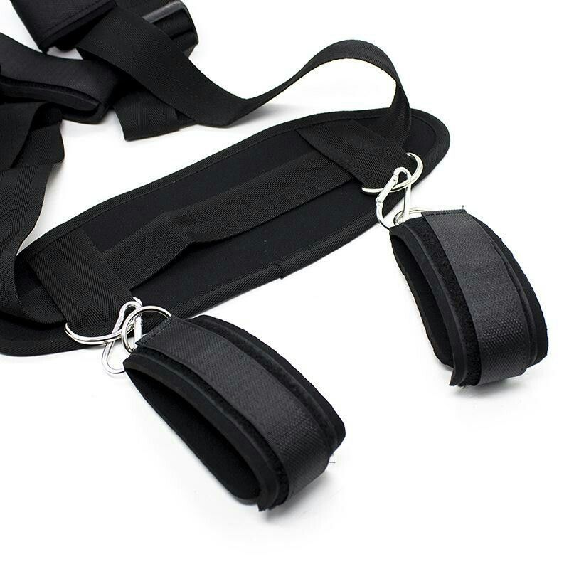 Deluxe Bdsm Bondage Kit Adjustable Hand Cuffs Neck Restraints Slave Straps For Adult Erotic Play - 20