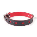 Bdsm Fetish Bondage Slave Red Heart Sex Collar Steel Chain Leash Adult Game Dog Punish Neck Collars Sadism Erotic Toys - 6