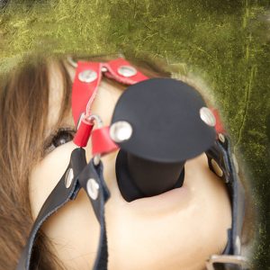 Harness Bdsm Bondage Toys Genuine Leather Silicone Dildo Shape Open Mouth Ball Gag Headgear Strap Slave Erotic