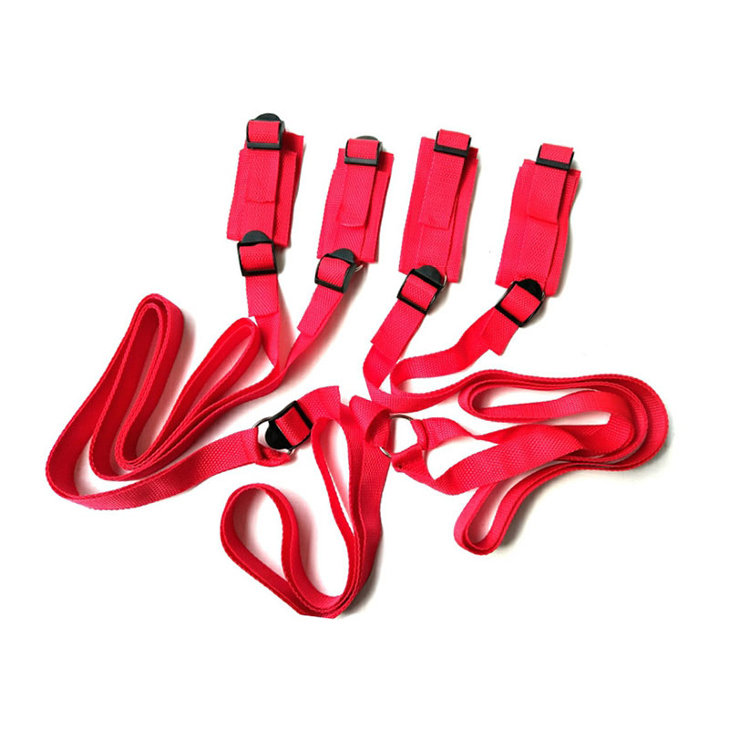 Bdsm Under Bed Restraint Set Adult Couples Sex Toy Kit Handcuffs And Ankle Cuffs For Sensual Bondage Play - 7