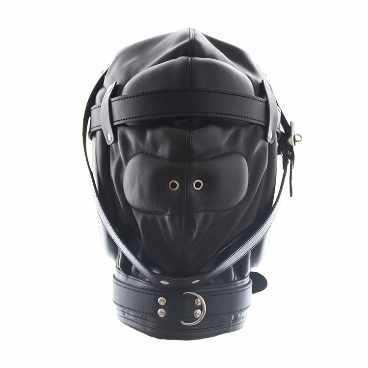 Quality Erotic Leather Blindfold Adult Role Play Games Sensual Couple Sex Toys Exciting Flirt Sextoys - 1