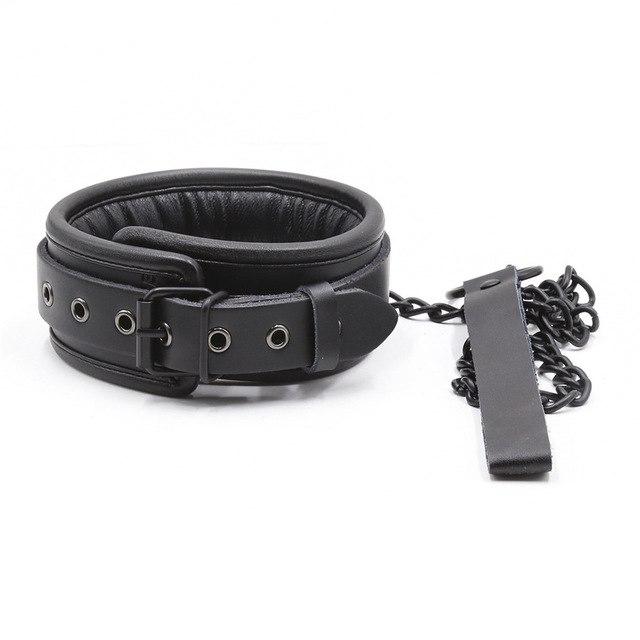 100 Cattlehide Leather Bdsm Restraints Set Fetish Bondage Kit For Couples Adult Ankle Cuffs - 2