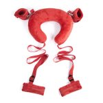 Adjustable Leg Open Neck Pillow Handcuffs Ankle Cuffs Women Bondage Set Binding Adult Sex Toys For Couples - 3