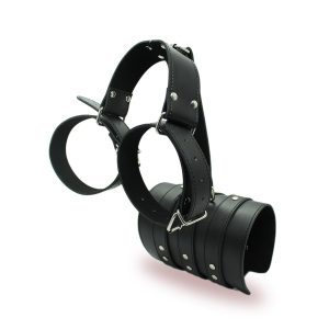 Adjustable Bondage Wrist Cuffs Arm Binder Restraint Strap Couple Flirt Sex Toy Bdsm Faux Leather Flirting