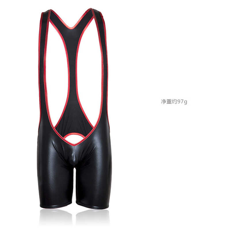 Adult Bdsm Bondage Gear Mens Novelty Sexy Bodysuit Flirtatious Openback Underpants Cock Constraint Clothing - 3
