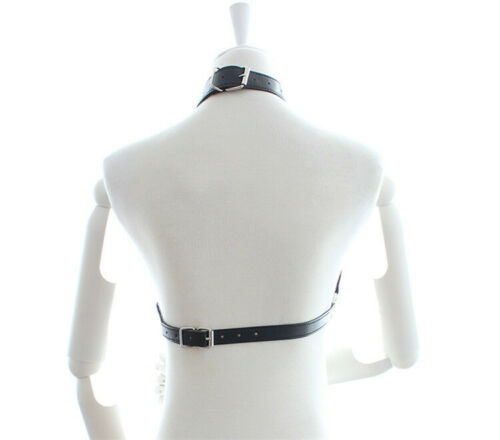 Bdsm Faux Leather Fetish Wear Bondage Restraints Open Bra Lingerie Harness Adult Fantasy Sex Toys - 5