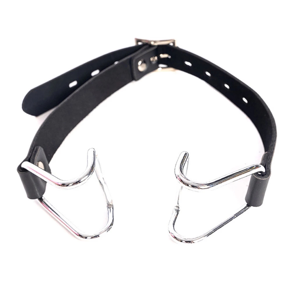 Bdsm Metal Claw Hook Harness Open Mouth Gag Spreader Couples Erotic Bondage Accessories Women Slave Wips For Exciting Oral Play - 2