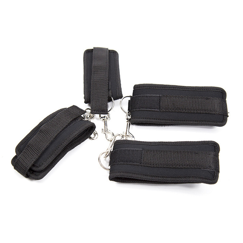 Bdsm Adult Bondage Restraint System Erotic Handcuffs For Couples Wrists Ankle Cuffs Sex Toy Furniture - 4