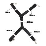 Sex Tools On Bed Restraint System Bdsm Bondage Position Erotic Wrists Ankle Cuffs Adult Toys Handcuffs For Couples Chair - 5