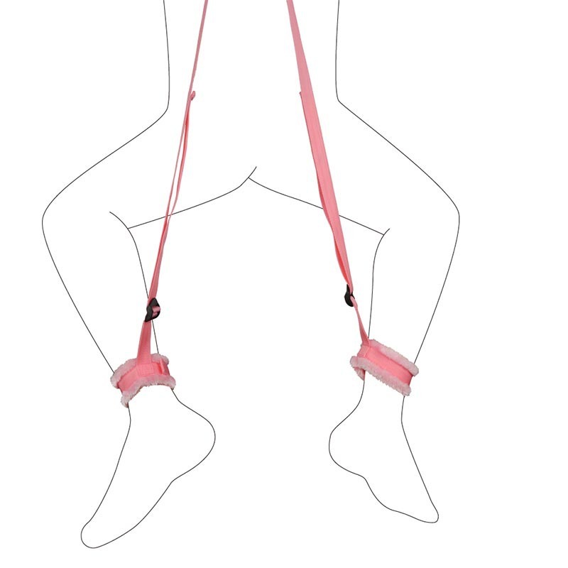 Bdsm Couples Kit Selfbondage Restraints Leg Spreader Neck Pillow Sm Harness Cuffs - 11