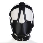 Style Black A Leather Harness Head Alternative Domination Adult