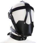 Style Black A Leather Harness Head Alternative Domination Adult - 2
