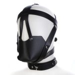 Style Black A Leather Harness Head Alternative Domination Adult - 3