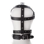 Style Black A Leather Harness Head Alternative Domination Adult - 4