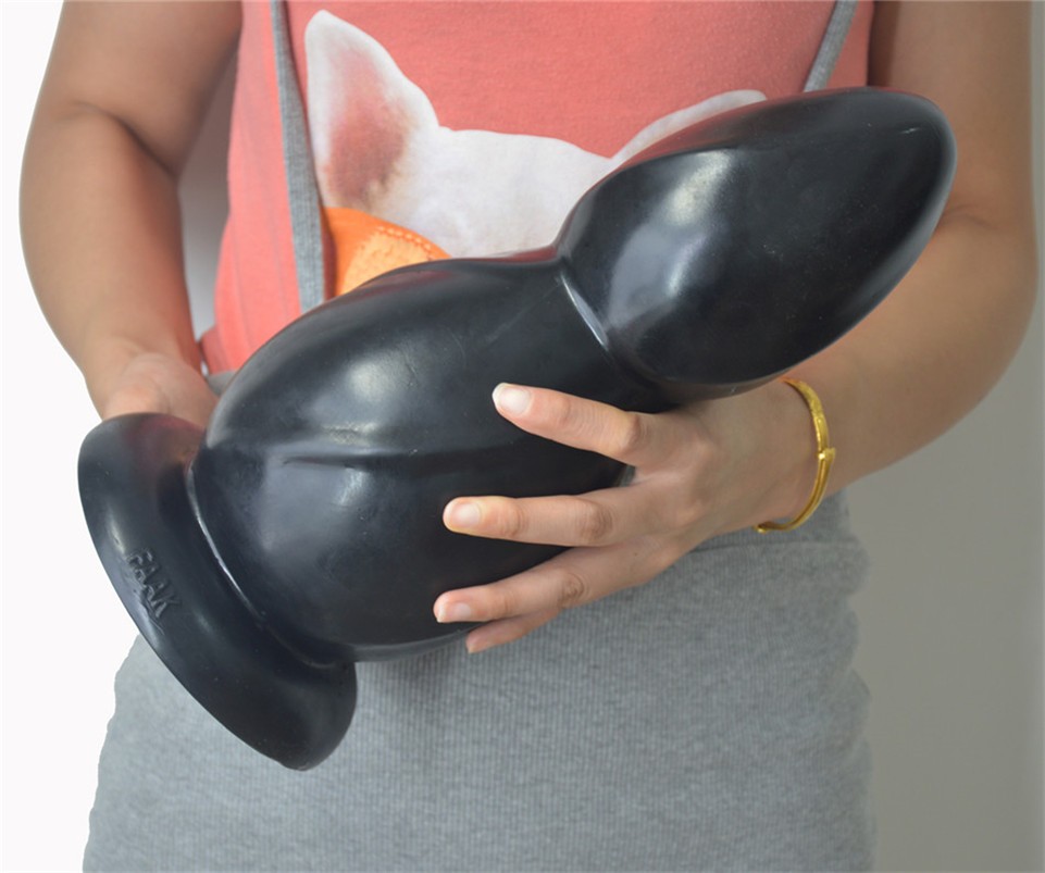 Extralarge Silicone Anal Plug With Suction Cup Prostate Massager Dildo Sex Toy For Intense Orgasm Stimulation - 7