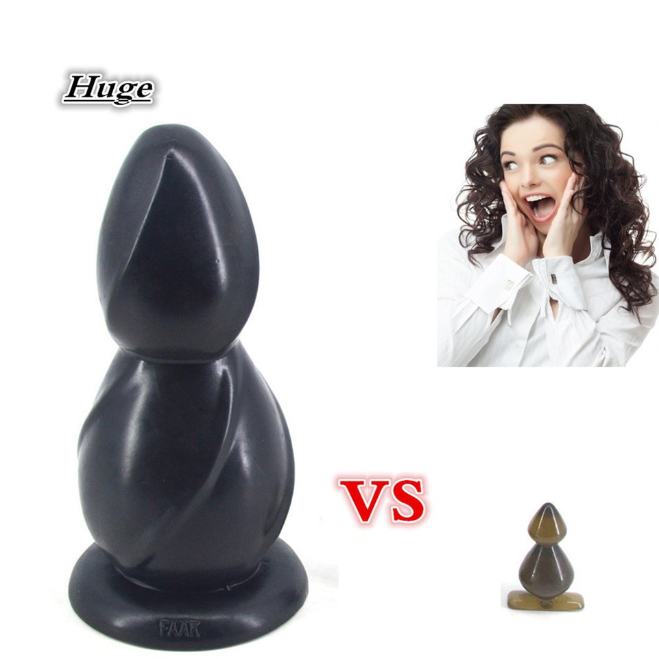 Extralarge Silicone Anal Plug With Suction Cup Prostate Massager Dildo Sex Toy For Intense Orgasm Stimulation - 4