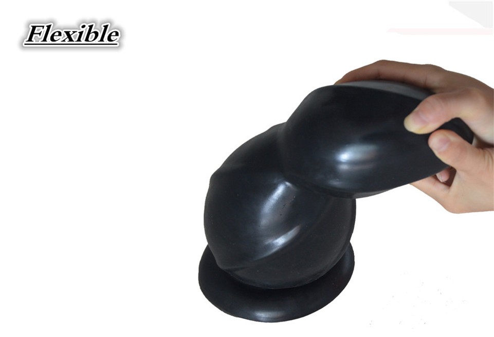 Extralarge Silicone Anal Plug With Suction Cup Prostate Massager Dildo Sex Toy For Intense Orgasm Stimulation - 3