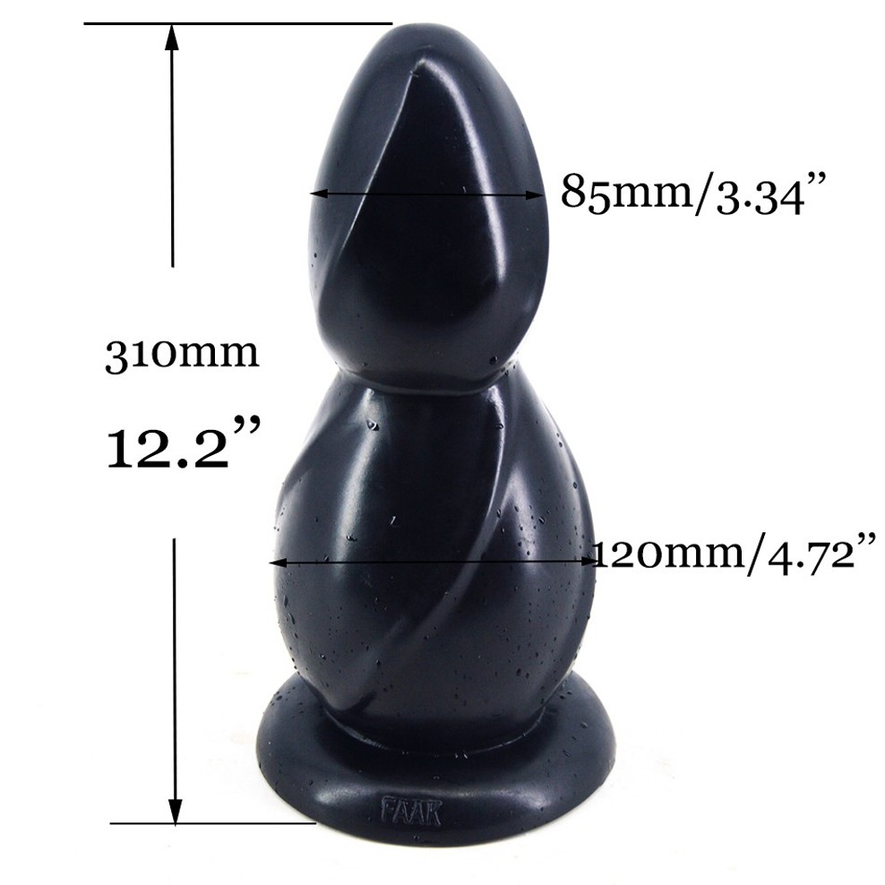 Extralarge Silicone Anal Plug With Suction Cup Prostate Massager Dildo Sex Toy For Intense Orgasm Stimulation - 1