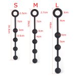 Silicone Big Anal Beads Butt Plug Dilatador Balls Expander Vibrant Vaginal Sex Toys For Women Men - 6
