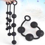 Silicone Big Anal Beads Butt Plug Dilatador Balls Expander Vibrant Vaginal Sex Toys For Women Men - 5