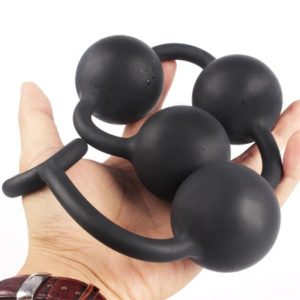 Silicone Big Anal Beads Butt Plug Dilatador Balls Expander Vibrant Vaginal Sex Toys For Women Men