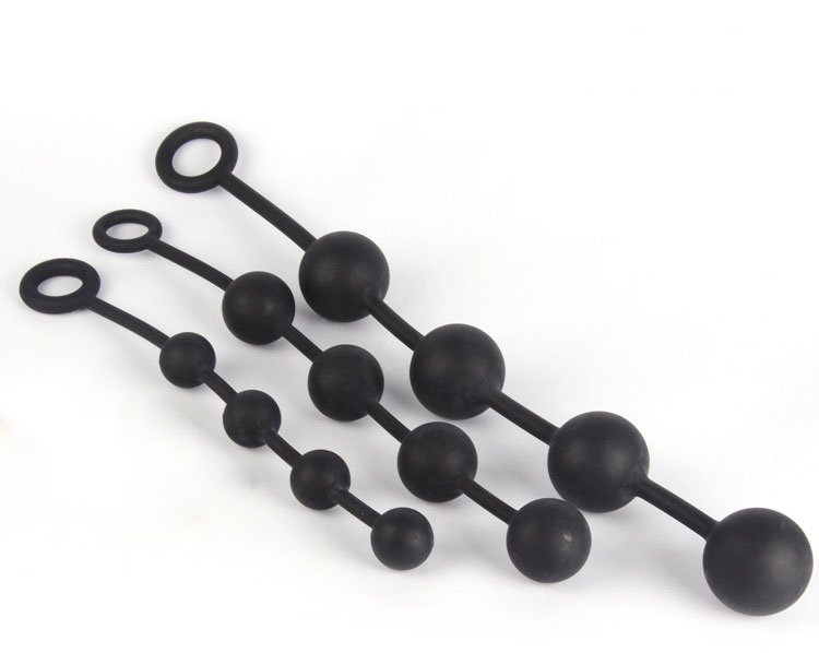 Silicone Vibrating Anal Beads Butt Plug Unisex Expander Balls Intimate Vaginal Sex Toys For Couples - 2
