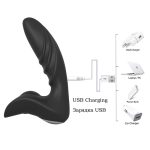 9 Modes Vibrator Sex Toys For Man Anal Plug Prostate Massage Strong Vibration Remote Control Masturbator Bead Stimulate - 4
