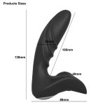 9 Modes Vibrator Sex Toys For Man Anal Plug Prostate Massage Strong Vibration Remote Control Masturbator Bead Stimulate - 3