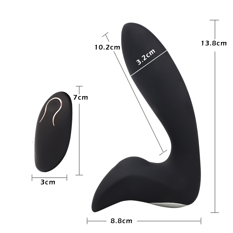 Powerful 9mode Vibrating Prostate Massager Anal Plug Remote Controlled Male Masturbator Bead Stimulation Sex Toy - 10