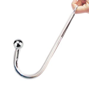 Camatech Stainless Steel Anal Bead Hook Metal Butt Plug With Anus Ball Hole Prostate Massage Gay Erotic Toy For Men